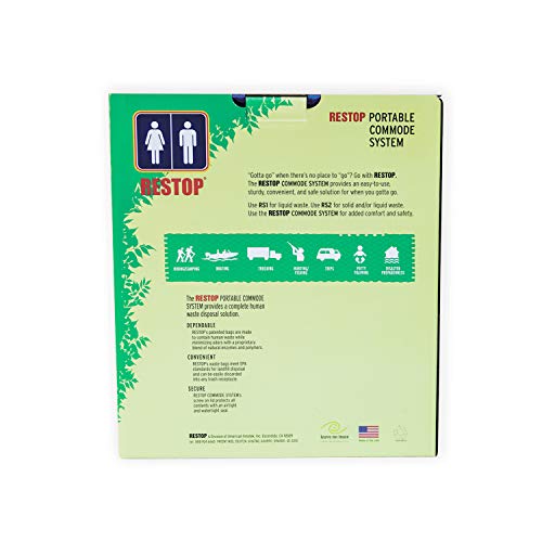 RS510 Commode w/Supplies (10 RS2 Solid and Liquid Waste Bags)