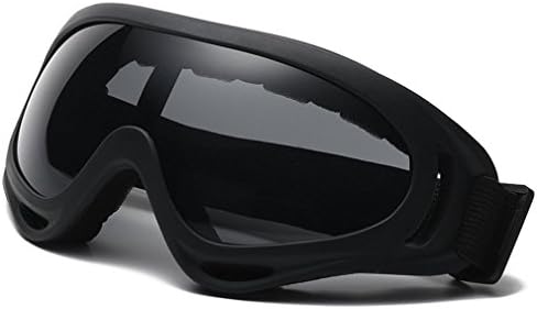 Yaloee Adjustable Motorcycle Goggles 100% UV400 Protection Dust-proof Outdoor Sunglasses for Off-road,Skiing