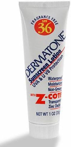 Dermatone Z-COTE Transparent Zinc Oxide SPF 36 Lotion (1 oz.)