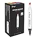Fabric Markers Permanent (PACK OF 12 PENS) Dual Tip Fabric & DIY Marker Set-Double-Ended Fabric Markers with Chisel Point and Fine Point Tips- Perfect for Writing on Clothes, Clothing, Jeans, Pants