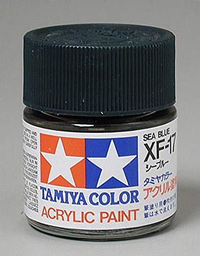 Tamiya Acrylic XF17 Flat, Sea Blue