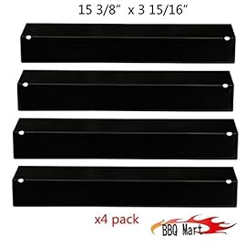 BBQ Mart PP2311 (4-pack) Porcelain Steel Heat Plate for Aussie, Brinkmann, Uniflame, Charmglow, Grill King, Lowes Model Grills