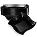 WAVEWARE PLASTIC PARTY DISPOSABLE BOWLS | 12 Ounce Black Hard Square Wedding Soup Bowls, 20 Ct | Elegant & Fancy Heavy Duty Hard Party Supplies Plates for all Holidays & Occasions