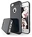 iPhone 5C Case, Rhidon 2 in 1 PC + Silicone Shock Absorbin Armor Defender Anti-Slip Protective Cover for iPhone 5C (Black)