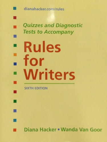 Help for writers quizzes