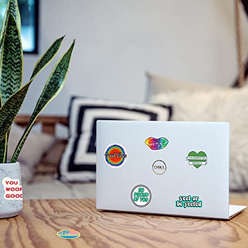 ViKiVi Inspirational Stickers Pack, 100 Pcs Positive Stickers, Motivational Stickers for Water Bottles Hydro Flask Laptop Scrapbook Computer, Waterproof Vinyl Decal Stickers for Women, Teens, Teacher