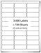 30 Up Shipping and Mailing Labels, Americopy, 1 x 2 5/8 inches, 15000 Labels