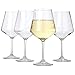 Lily's Home Chef Collection Unbreakable Chardonnay White Wine Glasses, Made of Shatterproof Tritan Plastic, Ideal for Indoor and Outdoor Use, Reusable (15 oz. Each, Set of 4)