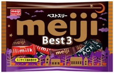 Amazon 明治 ベストスリーハロウィン 184g 15コ入り 明治 チョコレート菓子 通販