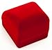 Novel Box Flocked Ring Gift Box Jewelry Display
