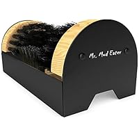 Mr. Mud Eater Boot Brush Cleaner Scraper - Floor Mount with Hardware Included for Indoor/Outdoor Installation