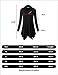 Cestyle Vintage Clothing, Women Tops Long Sleeve Cowl Neck Casual Juniors Sweatshirt Sweater Tunic Shirt Dress Pink Large