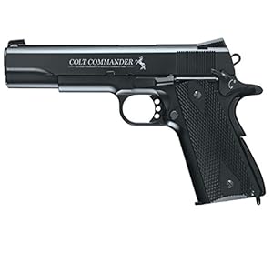 Colt Commander Blowback Metal Frame .177 BB Gun Air Pistol