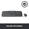 Logitech MK330 Wireless Keyboard and Mouse Combo for Windows, 2.4 GHz Wireless with USB-Receiver, Portable Mouse…