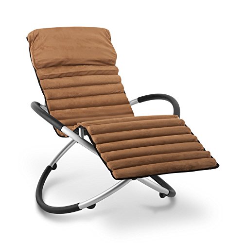 Cojín de tumbona 50x175cm para Chilly Billy beige (Recubrimiento de 4 cm de grosor de poliéster...