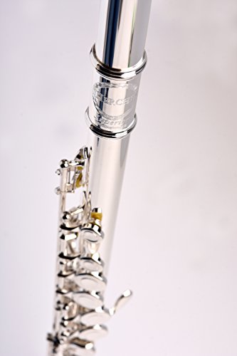 NEW! Herche Superior Flute FL-297 Best for Students - Durable Silver Plated Keys - Plush Lined Flute Case with Shoulder Strap - Split E Mechanism - Treated Pads - Silver Plated Body - Cleaning Rod - Thumbnail 6