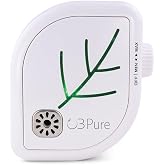 O3 Pure Leaf Wall Plug-In Air Purifier - Room Deodorizer &amp; Mini Adjustable Ozone Generator and Ionizer - The Perfect Air Freshener for the Office, Bedroom, Kitchen, Smoke, Dust or your Cats and Dogs