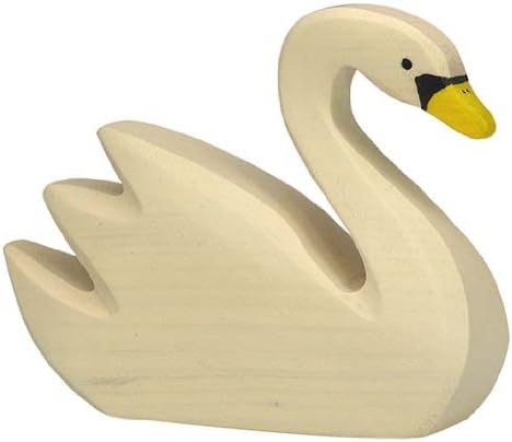 Holtztiger HT80030 Swan, Swimming, Assorted Colours