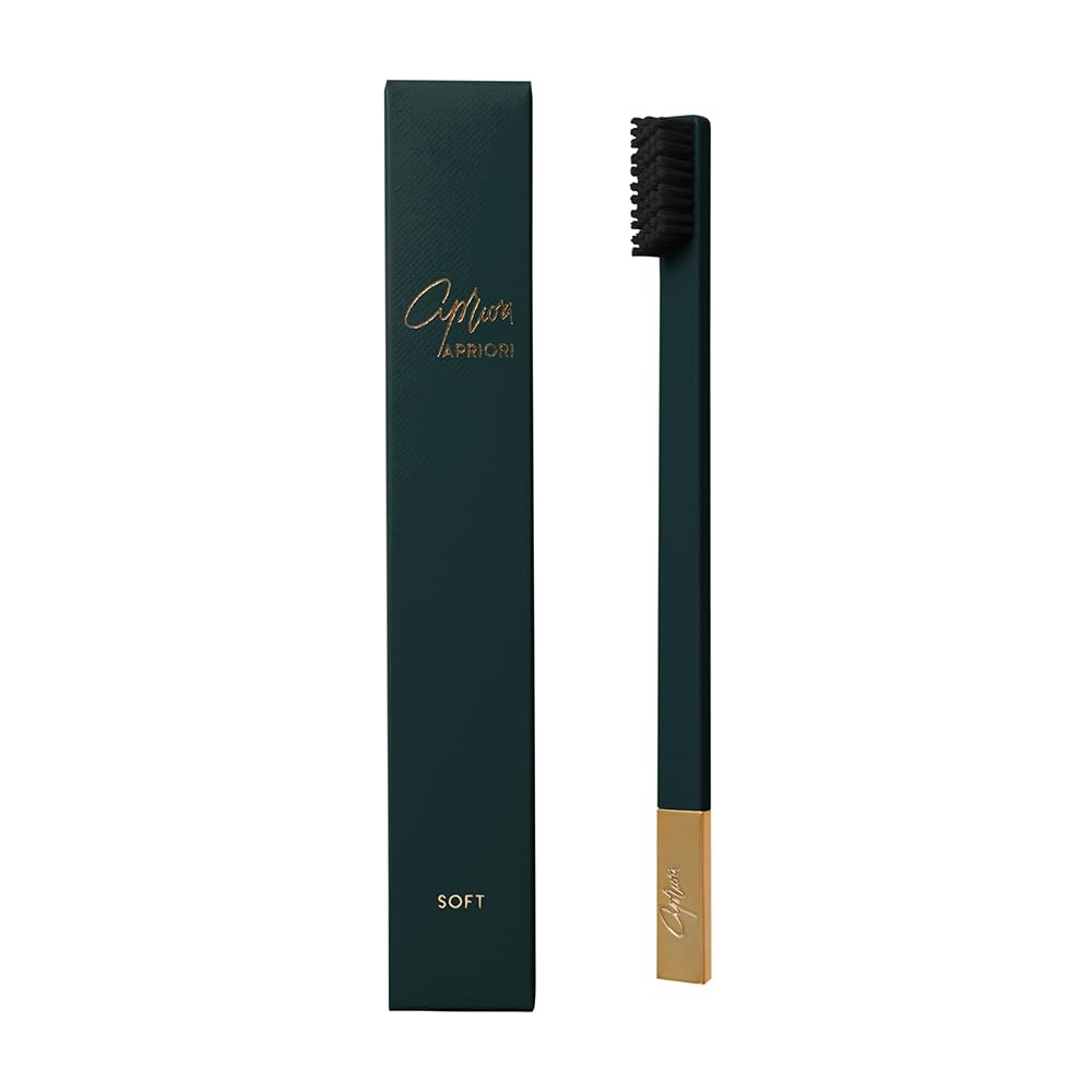APRIORI British Racing Green Gold Soft Premium Toothbrush