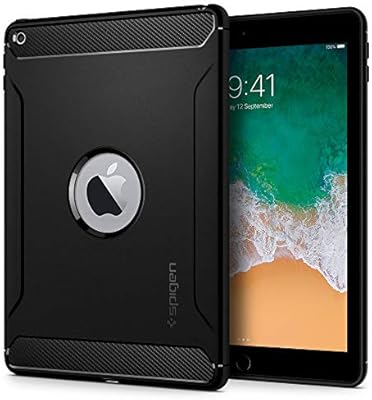 Amazon Com Spigen Rugged Armor Designed For Ipad 9 7 Case Ipad 5th 6th Generation Case 2017 2018 Black