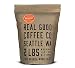 Real Good Coffee Co Breakfast Blend Light Roast Whole Bean Coffee, 2 Pound Bag, 100% Arabica Coffee Beans primary