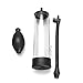 Male Black Manual Operating Device Vacuum ED Therapy Massager Pump with ONE more sleeve attachment version