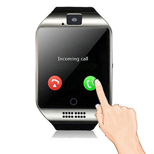 Smartwatch Unlocked Watch Cell Phone All in 1 Bluetooth Smart Watch with Camera Handsfree Call for Samsung Sony LG HTC Motorola Huawei Xiaomi and other Android Smartphones Men and Women Birthday Gift