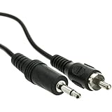 CableWholesale 6-Feet RCA Male to 3.5mm Mono Male Cable, Black (10A1-07106)
