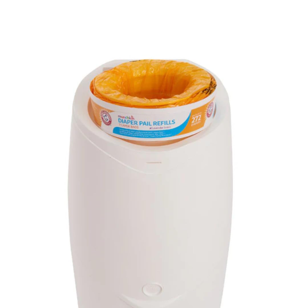 6 Munchkin A&H Diaper Pail Refill Rings, Each Holds up to 272 Newborn Diapers, 6 Pack