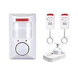 AISITIN NEW 2 Remote Controller Wireless Home Security PIR MP Alert Infrared Sensor Alarm system Anti-theft Motion Detector Alarm 105DB