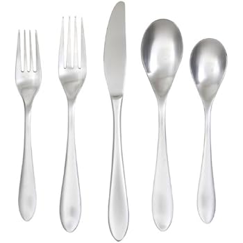 Amazon.com: Juego de cubiertos de 20 piezas línea ...