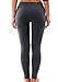 LAINAB Womens Casual Side Zipper Low Waist Pull On Leggings Ankle Pants Black M