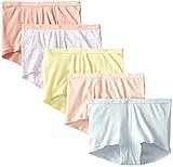 Just My Size Women's 5-Pack Cotton Boyshort, Assorted, 13
