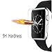 [3 Pack] Apple Watch 38mm Screen Protector (Series 1 / Series 2/ Series 3), VUV Premium Anti-Scratch Tempered Glass Screen Protector [Anti-Bubble] for Apple Watch [Only Covers the Flat Area]
