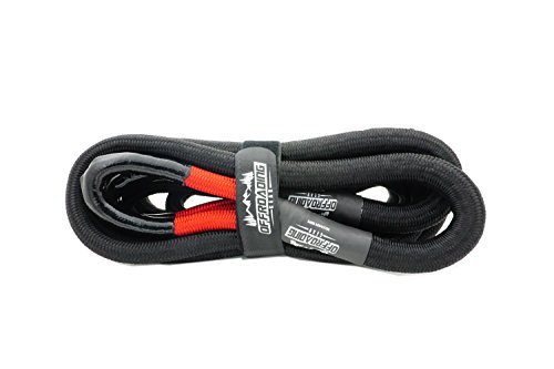 20'x3/4" Kinetic Recovery & Tow Rope, Black (19000 lbs) - for 4x4/Off-Roading/Jeep/Car/SUV/ATV - Thumbnail 7