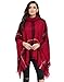 I VVEEL Women's Knitted Cashmere Turtleneck Poncho Wrap Sweater Cape