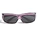 Over Glasses Sunglasses- Polarized fitover Sunglasses with 100% UV Protection for Men or Women- Style 2 by Pointed Designs (Purple)