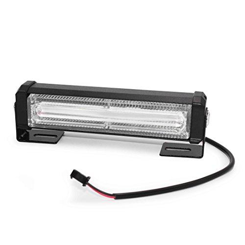 FOXCID New Series Upgrade 2 COB LED 9 Modes Traffic Advisor Emergency Warning Vehicle Strobe Lights for Interior Roof/Dash / Windshield/Grille / Deck Universal Waterproof