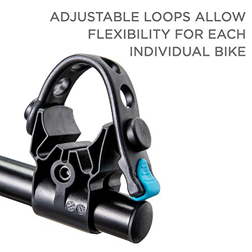 Hitch Mounted 4 - Bike Rack Carrier, Sturdy Bicycle Swing Rack with Tension Bar Included - Fits 2" Receiver - Foldable Design for Extra Convenience - Durable Powder-Coated Steel - Easy Assembly - Thumbnail 7