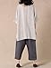 Mordenmiss Women's Summer Tee Shirt Oversized Top (Style 2-beige)