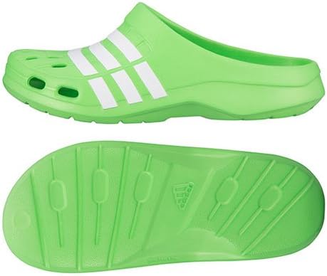 Amazon Adidas アディダス サンダル デュラモ クロッグ メンズ レイグリーン F13 ランニングホワイト レイグリーン F13 Duramoclog G 26 5cm Adidas アディダス シューズ バッグ