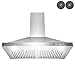AKDY European Style Wall Mount Stainless Steel Range Hood Vent with Touch Control and Carbon Filters (30)