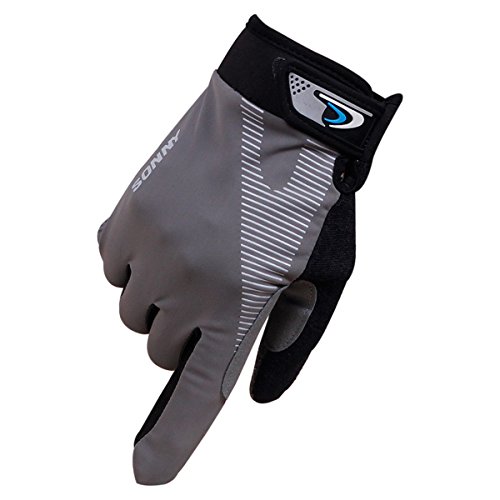 WITERY Cycling Gloves, Sport Fitness Gloves, Thin Unisex Touchscreen Outdoor Adjustable Bike Gloves Full Finger Riding Gloves