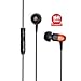 Thinksound ts02+mic 8mm Noise Isolating Wooden Headphone with universal 1 button microphone (Black/Chocolate)
