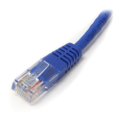 StarTech.com Cat5e Ethernet Cable - 20 ft - Blue - Patch Cable - Molded Cat5e Cable - Network Cable - Ethernet Cord - Cat 5e Cable - 20ft