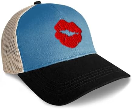 Indian Motorcycle Men's Script Patch Trucker Hat, Blue, One Size