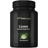 PuraDyme Lipase Enzyme 180 Capsules Digestive Enzyme (1)
