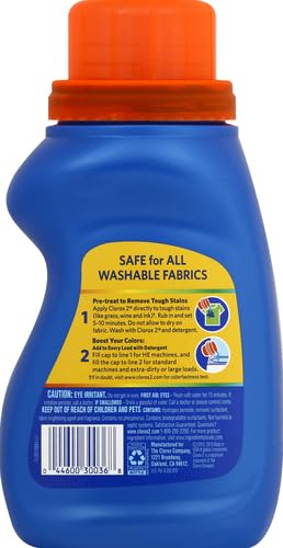 Clorox 2 for Colors - Stain Remover and Color Brightener, 22 Ounces (Packaging May Vary)