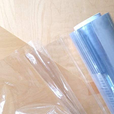 Bargain House Clear Vinyl Table Protector Mat, Thick PVC Table Top Protector, Clear Transparent Plastic Rectangle Tablecloth for Home Kitchen, Writing Desk, Office (300 cm)