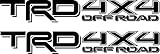 Trd Toyota 4X4 Off Road Accessories 4Wd Decals Stickers